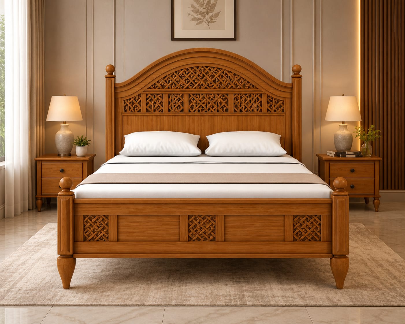 Heritage Bliss wooden bed